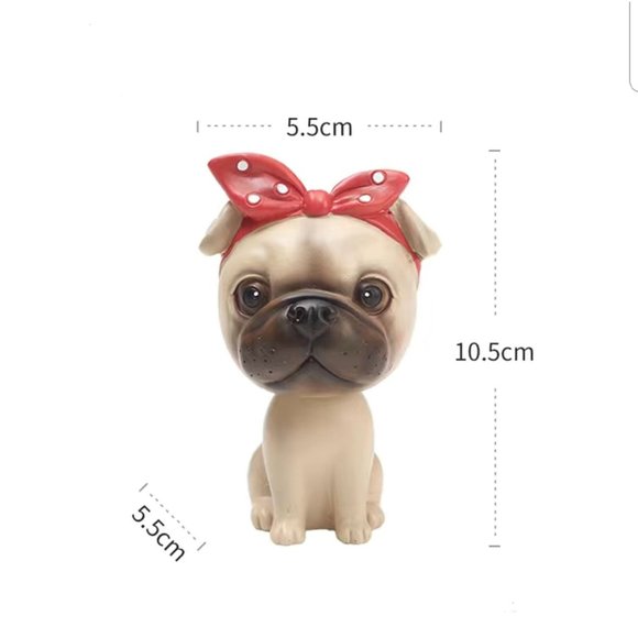 New Cute Dog Bobblehead Car Home Office Decoration - Picture 4 of 4